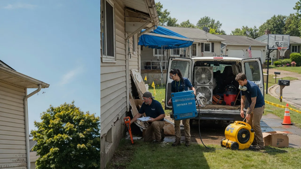 Ceiling Leak Cleanup in East Petersburg, PA near me